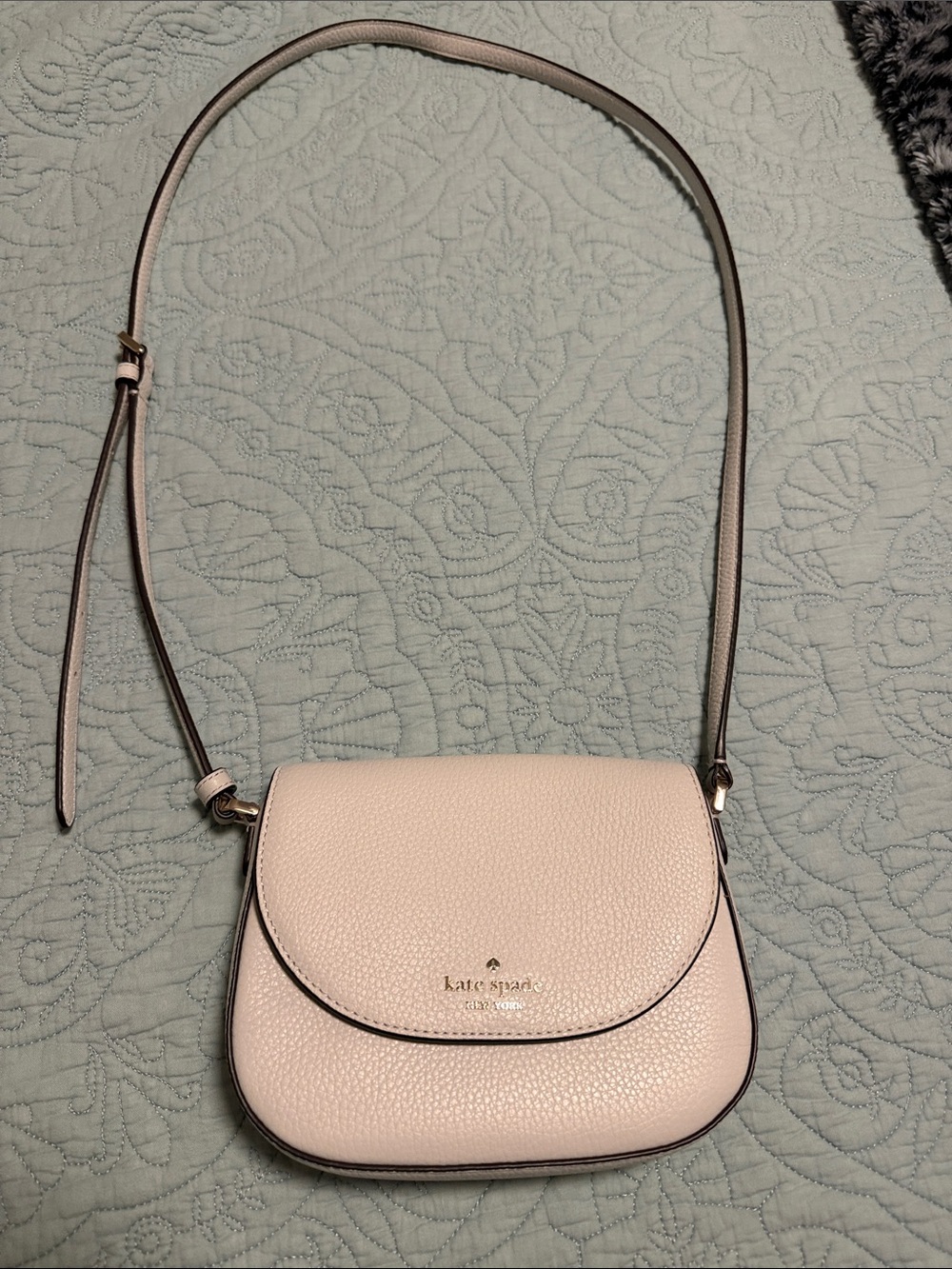 Kate Spade New York Leila Mini Flap Crossbody (Quill Grey) - Picture 6 of 8